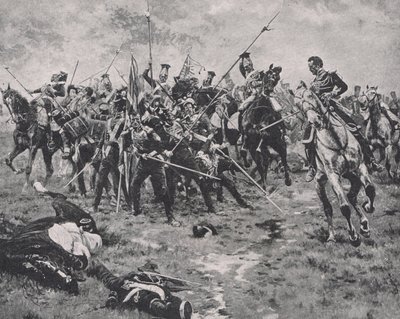 La Bandiera, Albuera, 16 maggio 1811, illustrazione da 
